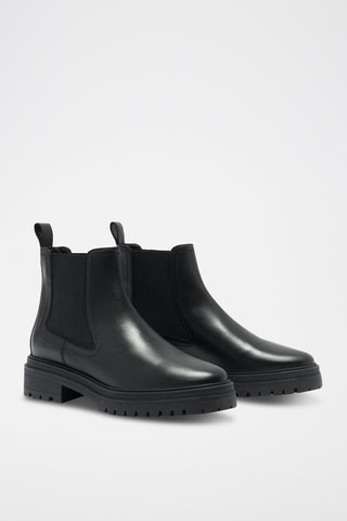 Bottines Chelsea en cuir Ccoda - Noir