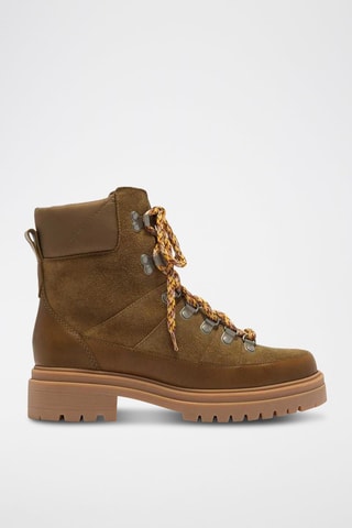 Bottines en cuir Lcanyon - Vert olive