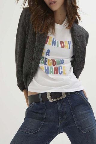 T-shirt droit Baarity - Blanc