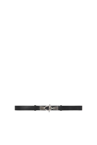 Ceinture en cuir Basile Noir