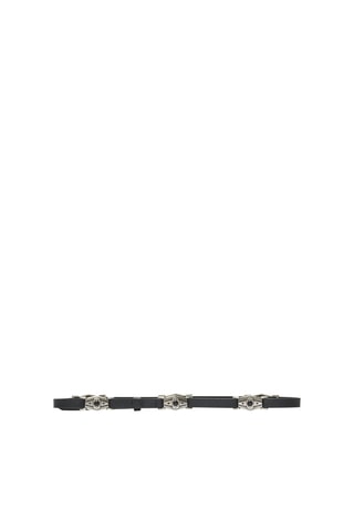 Ceinture en cuir Borza Noir