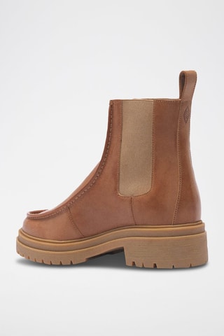 Bottines Chelsea en cuir de veau Cosi Naturel
