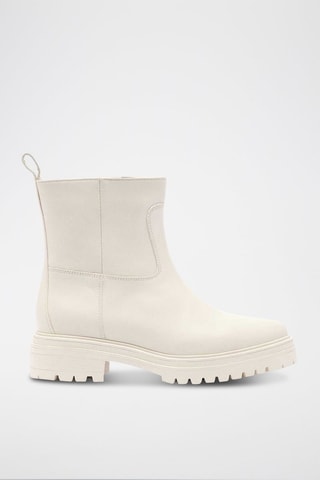 Bottines en cuir Cighter Ecru
