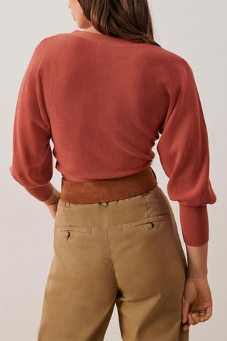 Gilet Sende 
Vieux rose