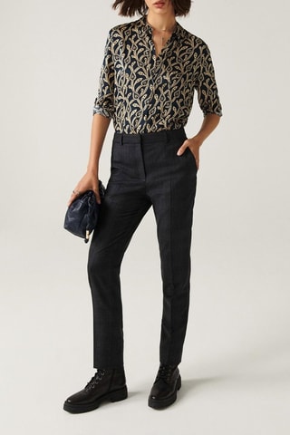 Pantalon de costume en laine Helly - Anthracite