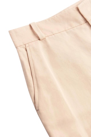 Pantalon cigarette taille haute en lin Viggo Nude