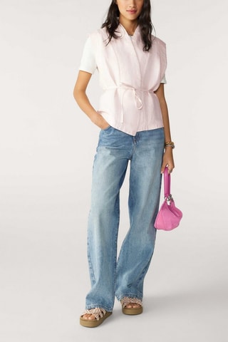 Veste sans manches en lin Iseult - Ecru
