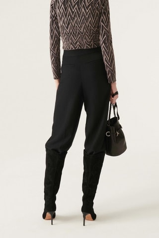 Crop top Gadiel - Doré et noir