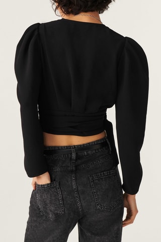 Crop top Oxane - Noir