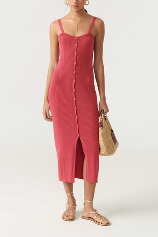 Robe droite Chaeri - Fuchsia