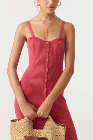Robe droite Chaeri - Fuchsia