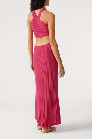 Robe longue Patras - Fuchsia