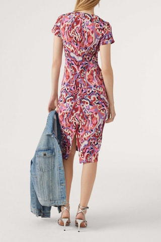 Robe midi Siane - Rouge brique