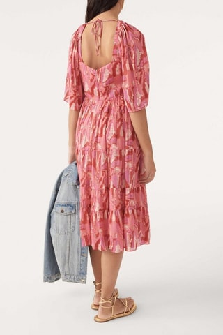 Robe midi Teoli - Rose