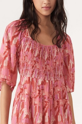 Robe midi Teoli - Rose