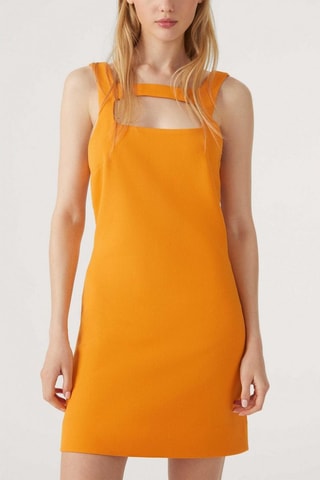 Robe droite Teophil - Orange