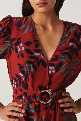 Robe midi Crissy 
Rouille