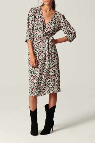 Robe midi Elen 
Ecru