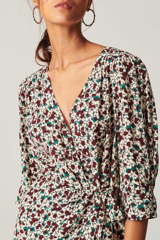 Robe midi Elen 
Ecru