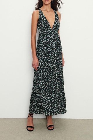 Robe longue Becky Noir