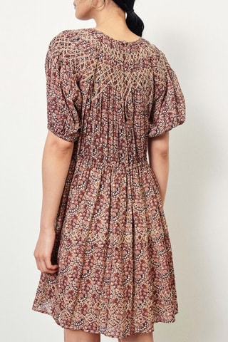 Robe patineuse Iris Bordeaux