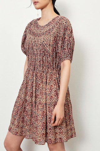 Robe patineuse Iris Bordeaux