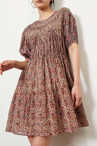 Robe patineuse Iris Bordeaux
