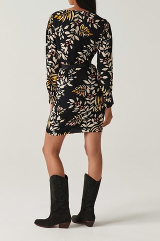 Robe portefeuille Cassie Noir