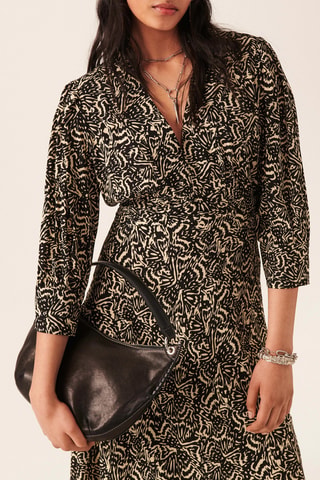 Robe midi Loa Noir