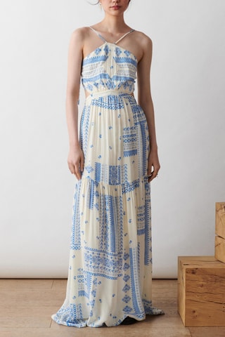 Robe longue Ilona - Ecru