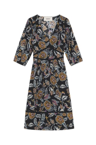 Robe midi Vienne 
Noir
