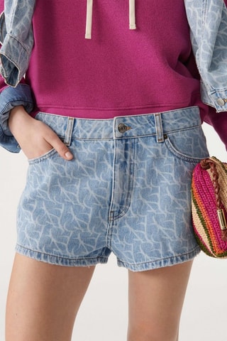 Short en jean Mosley - Bleu