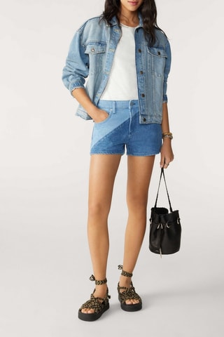 Short en jean Desta - Bleu