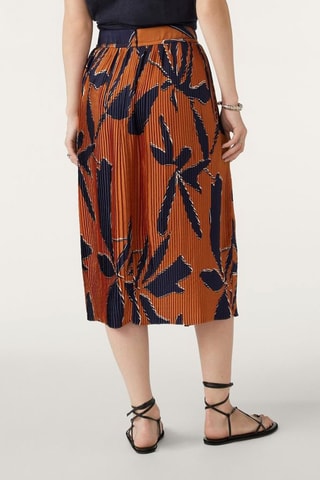 Jupe plissée taille haute Kiko - Camel