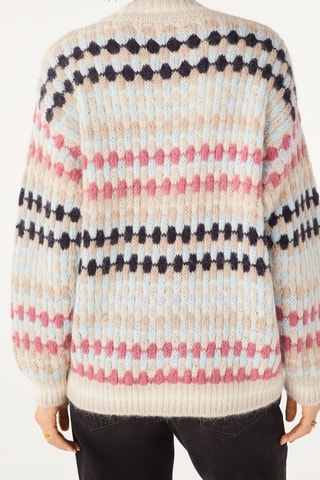 Gilet en laine et alpaga Salto - Beige