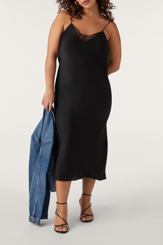 Robe midi Clelia - Noir