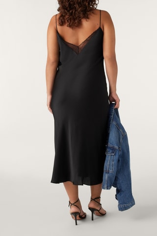 Robe midi Clelia - Noir