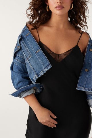 Robe midi Clelia - Noir