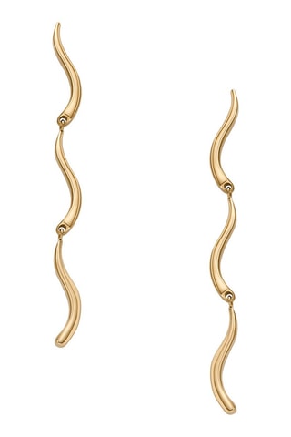 Pendientes Essential Waves - Dorado