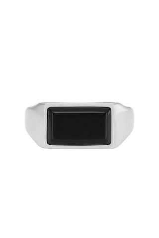 Anello chevalier - Agata 