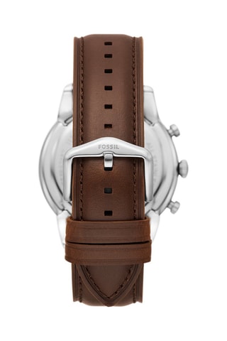 Coffret montre à quartz et bracelet en cuir - Chronographe