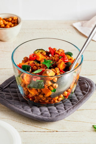 Plat de conservation rond en verre borosilicate Cook & Freeze - 60 cl