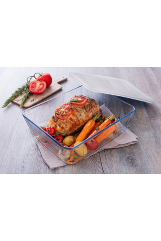 Plat de conservation rectangulaire en verre borosilicate Cook & Freeze - 2,6 l