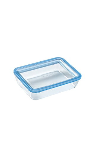 Plat de conservation rectangulaire en verre borosilicate Pure Glass - 80 cl