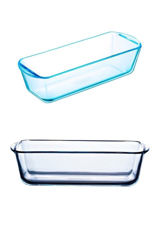 2 x Moule à cake en verre borosilicate Bake & Enjoy - 28 x 11 / 31 x 12 cm