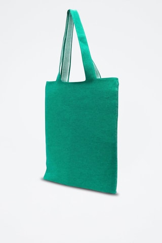 Wollen Totebag - Donkergroen