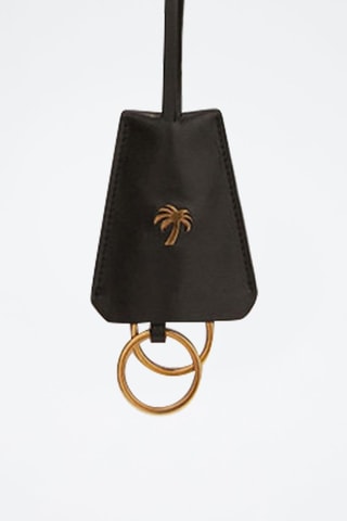 Leren Sleutelhanger - Zwart