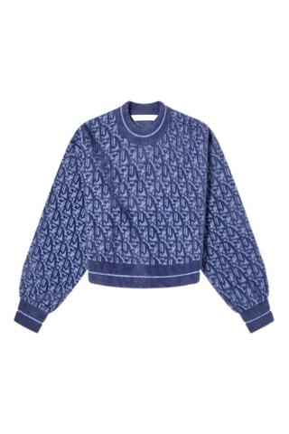 Scheerwollen Trui - Marineblauw