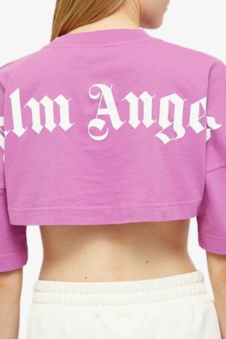 Cropped T-shirt - Roze