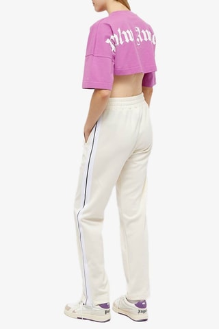 Cropped T-shirt - Roze